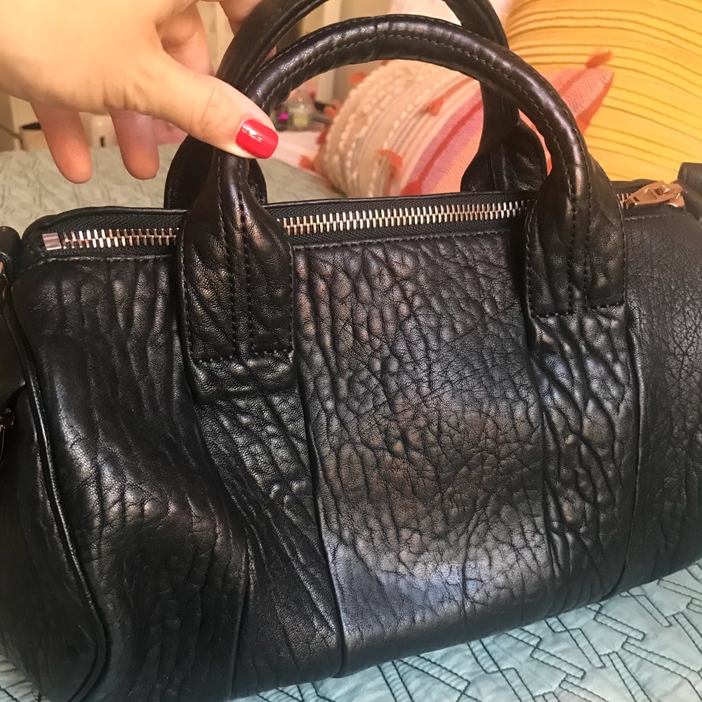 Alexander Wang Rose Gold Studded Bag